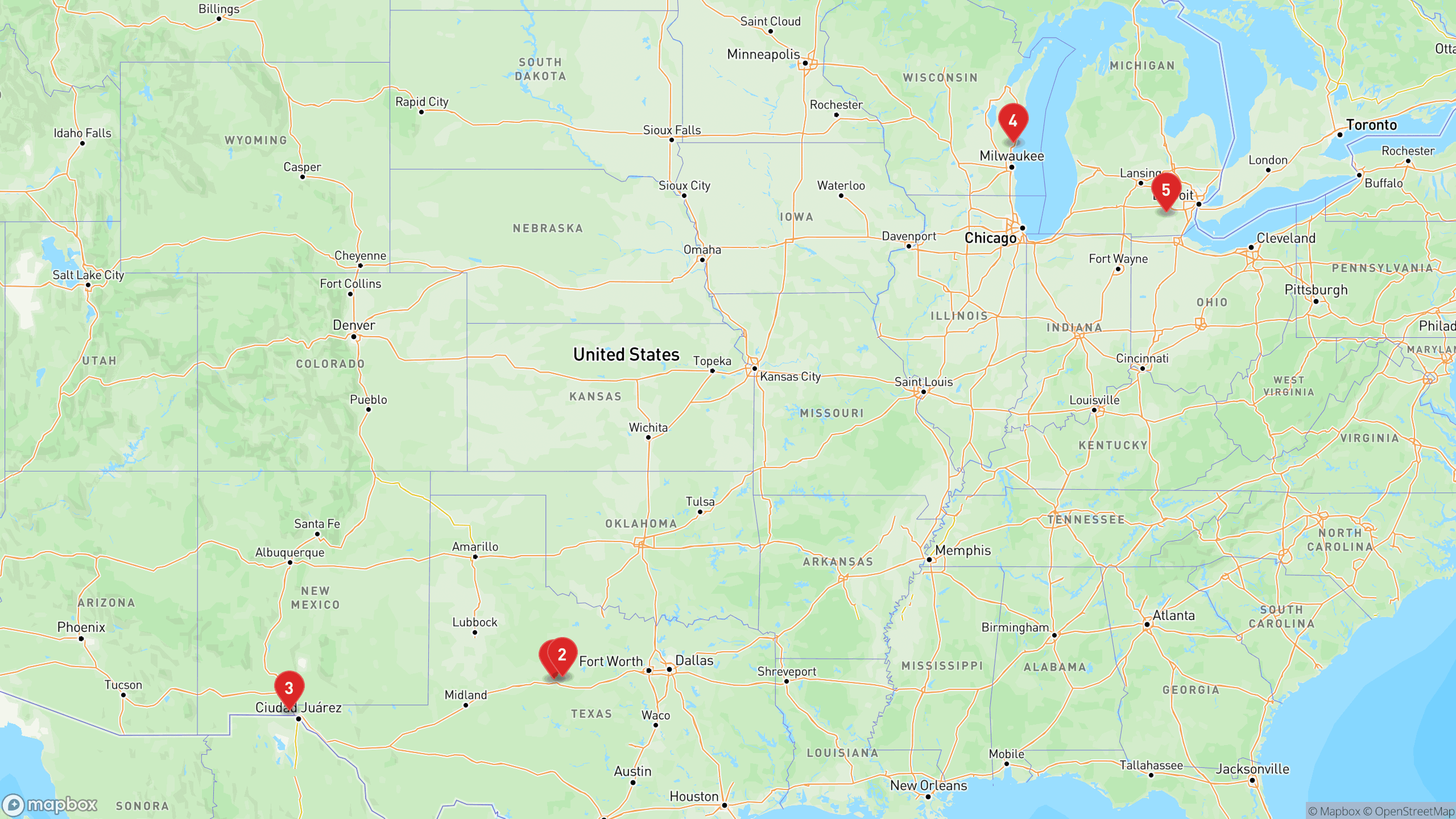 orcl dc map