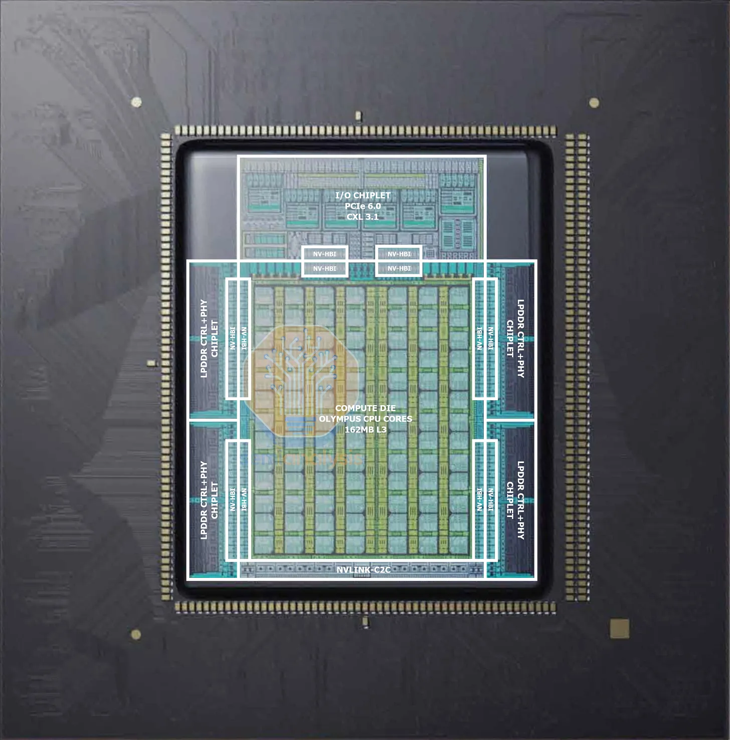 Vera Cpu Die Overview