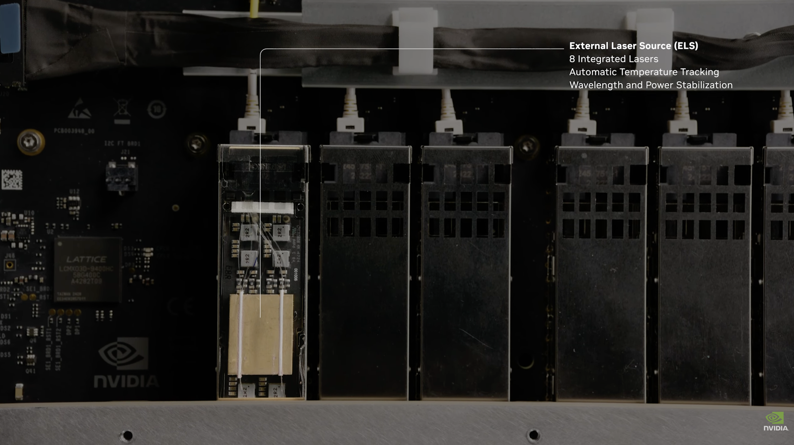 External Laser Source module — 8 Integrated Lasers per ELS, Automatic Temperature Tracking, Wavelength and Power Stabilization